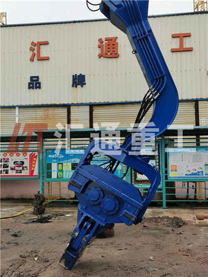 Scavatore a martello vibratore idraulico Vibro Pile Driver Hammer per scavatore da 15 a 45 tonnellate