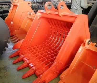 L'OEM di Skeleton Bucket dell'escavatore del macchinario di costruzione personalizza la garanzia di Digger Bucket 1Year