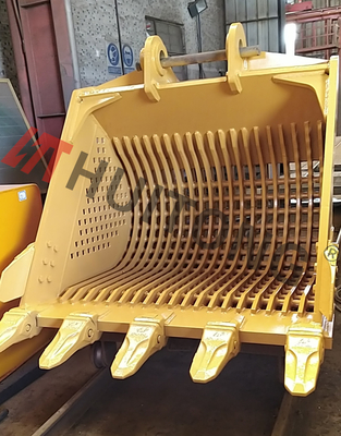 Capacità personalizzabile di Skeleton Bucket 1.5m3 dell'escavatore di acciaio per costruzioni edili