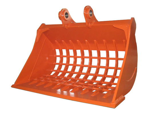 22 tonnellate PC220 Q355B Customized Excavator Bucket 1.1M3 Skeleton Bucket per la pulizia delle lattine