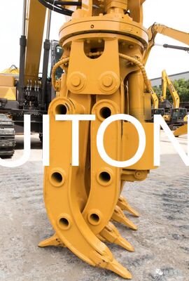 Grapple a rotazione idraulica personalizzata da 25 a 35 tonnellate Escavatore DX300 PC330 FR300 Grapple a legna Q355B per il carico di legname nel settore forestale