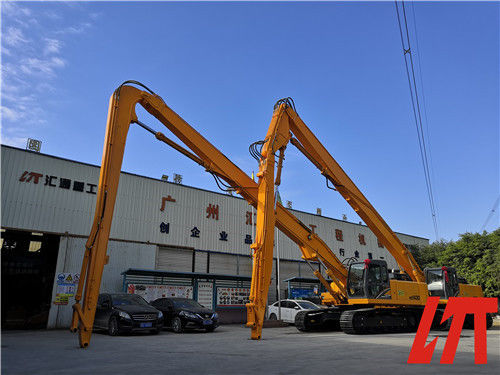 Vibratory pile boom 20-27 tons long boom excavator for sheet pile driving front excavator pile driver pile boom