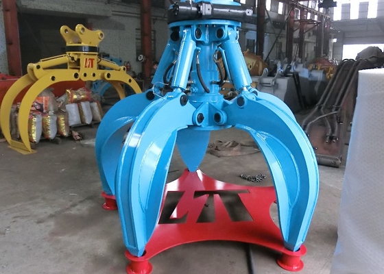 Aggancio idraulico per buccia di arancione Nuovo attacco per escavatore grana Acchiappare secchio per scavatore da 5 a 40 tonnellate