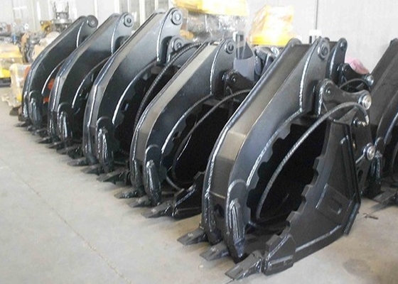 Escavatore idraulico con secchio a pollice 3-100 tonnellate Capacità di presa Q355B Hardox450