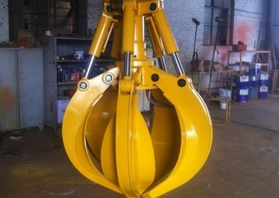 Aggancio idraulico per buccia di arancione Nuovo attacco per escavatore grana Acchiappare secchio per scavatore da 5 a 40 tonnellate