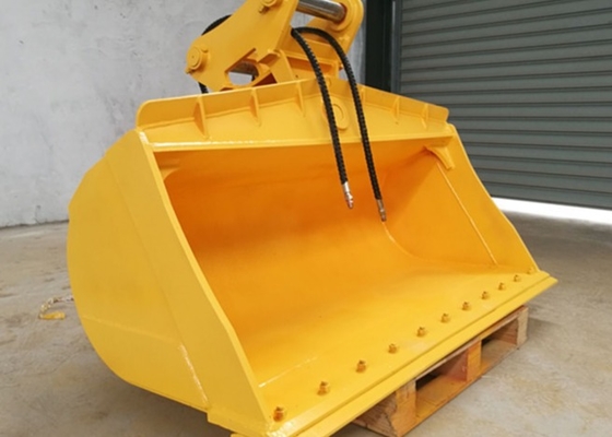 Larghezza 300-800mm 6 Ton Excavator Tilt Bucket For EX60 PC60 JCB60