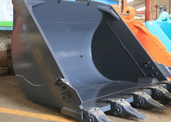 220-1150 kg Forza Botti di escavatore nero / giallo di uso generale con capacità di 0,25-1,4CBM