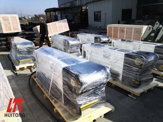 165 mm di diametro martello di rottura personalizzato 35 tonnellate PC350 escavatore macchine da costruzione fabbrica vendita diretta allegato
