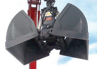 Customzie 6m3 Capacità R500 Excavator Attachment 50Ton Clamshell con controllo QC e OEM