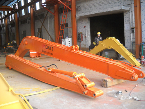 Giallo Q355B Boom da escavatore a lungo raggio per le operazioni di demolizione mineraria Certificato ISO 9001