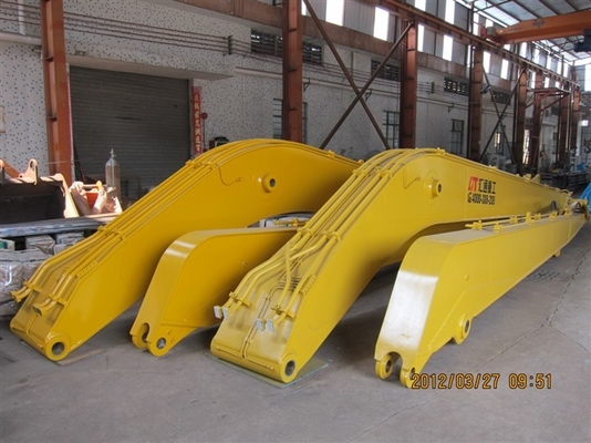 Giallo Q355B Boom da escavatore a lungo raggio per le operazioni di demolizione mineraria Certificato ISO 9001