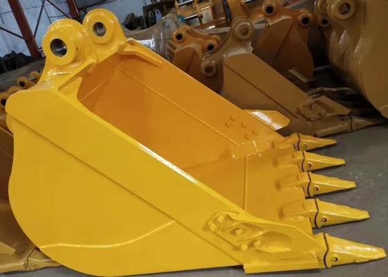 220-1150 kg Forza Botti di escavatore nero / giallo di uso generale con capacità di 0,25-1,4CBM