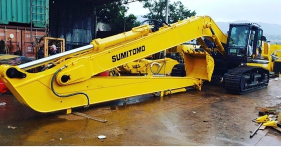 Giallo Q355B Boom da escavatore a lungo raggio per le operazioni di demolizione mineraria Certificato ISO 9001