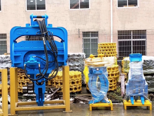 15-40 tonnellate Escavatore pilastro idraulico martello vibratore per pilastro di foglio Vibro martello