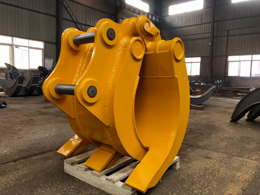 6 tonnellate Escavatore tipo manuale Log Grapple Personalizzato Prodotto di grapple in legno ad alta efficienza Non rotante