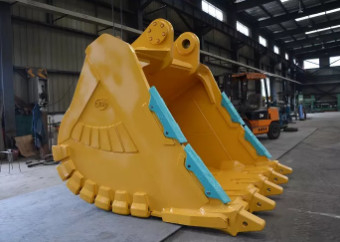 Excavator Rock Bucket with Hardox400 Custom Weight Heavy Duty Teeth (Bacchetta di roccia per escavatori con denti a peso pesante)