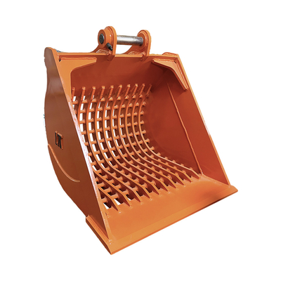 22 tonnellate PC220 Q355B Customized Excavator Bucket 1.1M3 Skeleton Bucket per la pulizia delle lattine