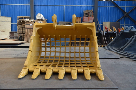 Escavatore da 5 tonnellate adatto Q355/NM400/HARDOX 450 Scheletro secchio per Mini Bobcat Escavatore 0.2M3 Grandi capacità secchio secchio