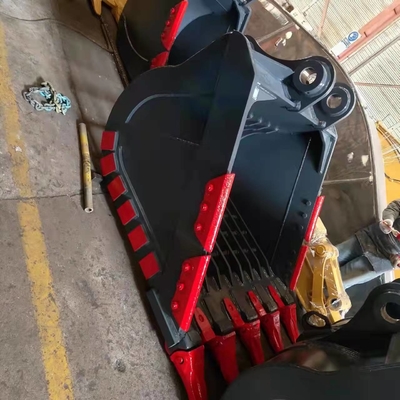 Capacità Pesante Excavator Bucket Q355B Hardox550 800-1200mm 0,25-4,3cbm denti di tungsteno