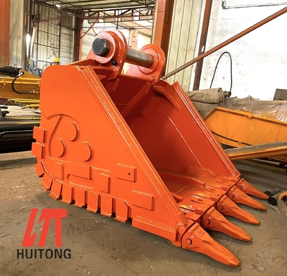 HUITONG Customized Digger HD Bucket Heavy Duty Bucket Excavator Bucket Rock rinforzato per CAT320 EX120