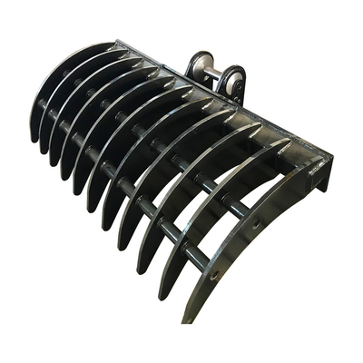 Escavatore Rake Scavatore 3T Mini Escavatore personalizzato Escavatore Root Rake Attachment Factory Made Hot Sale