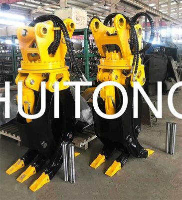 Escavatore idraulico Q355B Acciaio Grapple Log Grab Legno 10-17 Ton Excavator ZX170 EC170 per Log Grabbing carico Trasporto
