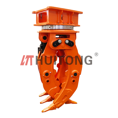 Escavatore da 36 tonnellate 360 rotante tipo idraulico Log Grapple Controllo personalizzato Legno Grapple Prodotto