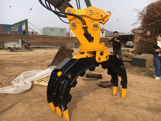 Escavatore da 36 tonnellate 360 rotante tipo idraulico Log Grapple Controllo personalizzato Legno Grapple Prodotto