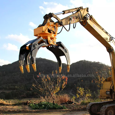 Escavatore da 36 tonnellate 360 rotante tipo idraulico Log Grapple Controllo personalizzato Legno Grapple Prodotto