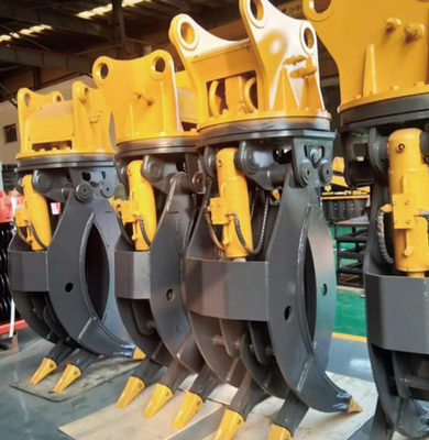 Q355B/NM400/HARDOX450 Escavatore 360Rotating Hydraulic Type Log Grapple per 9Ton CAT310 High Efficiency Wood Grapple