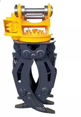 Q355B/NM400/HARDOX450 Escavatore 360Rotating Hydraulic Type Log Grapple per 9Ton CAT310 High Efficiency Wood Grapple