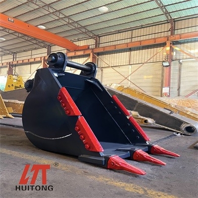 Capacità di Kato HD1250 25 Ton Excavator Heavy Duty Bucket 1.3m3