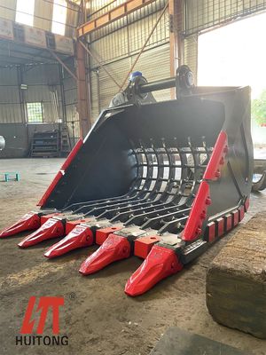 Escavatore Scheletro Bottone 25-30 tonnellate Escavatore 1.2m3 HD1430 SH300 EX300 per la selezione delle pietre Fiume Sfregamento lavori di cava