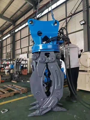 Escavatore Hydraulic Orange Peel Bucket 15Ton Escavatore personalizzato di alta qualità Orange Grab con Facoty prezzo di vendita diretta