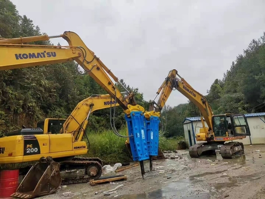 Strappo di costruzione della roccia di pietra di Hydraulic Hammer Crusher dell'escavatore di Hyundai giù forte