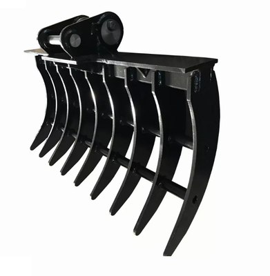 HUITONG Mini Escavatore Ripper Rake Scavo Attachment Land Clearing Rake Bucket