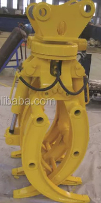 Escavatore ad alta efficienza Attachment Escavatore Rotante Log Grab Customized Jaw Opening Prezzo di fabbrica vendita diretta