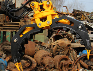3-40 pezzi meccanici meccanici della costruzione di Ton Excavator Hydraulic Rotating Grapple
