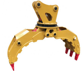 Q355B/NM400/HARDOX450 Escavatore 360Rotating Hydraulic Type Log Grapple per 9Ton CAT310 High Efficiency Wood Grapple