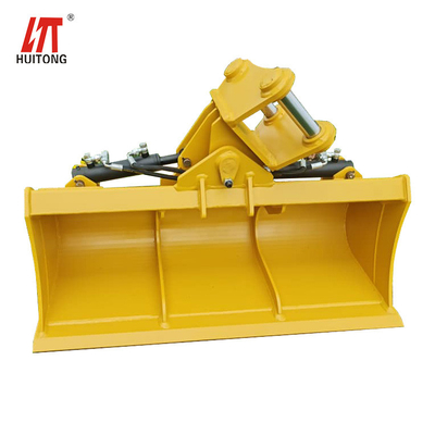 Red Excavator Tilt Bucket Larghezza di apertura personalizzata per le esigenze del cliente