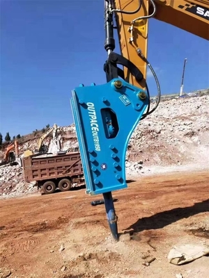 Scavatore per la rottura di roccia / calcestruzzo Funzione martello idraulico con OEM accettabile 100%