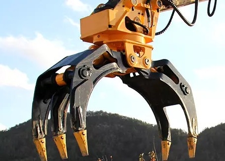 Escavatore ad alta efficienza Attachment Escavatore Rotante Log Grab Customized Jaw Opening Prezzo di fabbrica vendita diretta