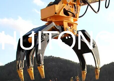 Escavatore idraulico Q355B Acciaio Grapple Log Grab Legno 10-17 Ton Excavator ZX170 EC170 per Log Grabbing carico Trasporto