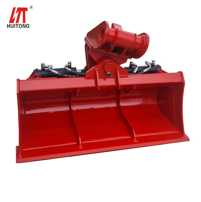 Bottile per escavatori inclinato rosso / giallo personalizzato con apertura regolabile
