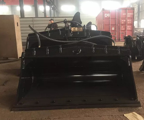 800-1500 mm larghezza di apertura secchio di scavo inclinabile in acciaio per escavatore