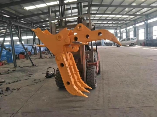 Sistema di rotazione non rotante Prodotto 9Ton Escavatore Manuale Tipo Log Grapple Customized Jaw Open Wood Grapple