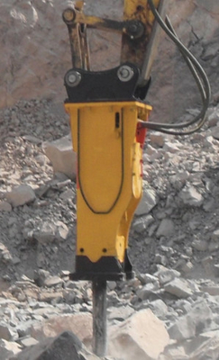 Martello per escavatori idraulici efficienti per la rottura di roccia Tipo di punta di calcestruzzo